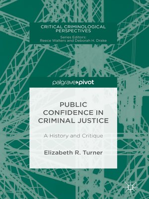 cover image of Public Confidence in Criminal Justice
